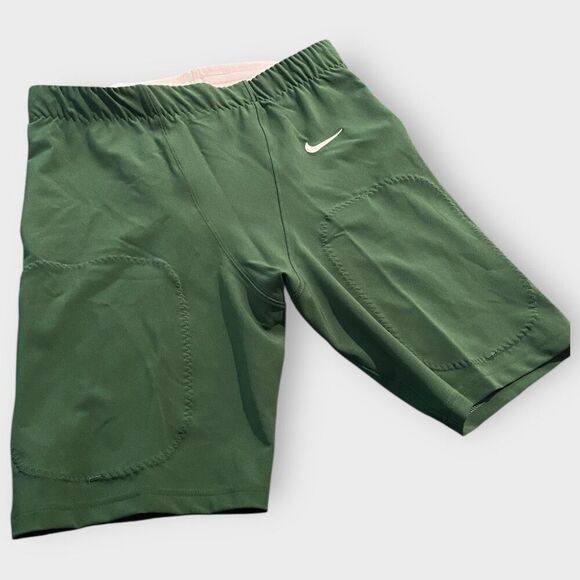Nike Vapor Football Practice Short Mens Large Dark Green CW3972-341 New No Pads - Picture 2 of 7